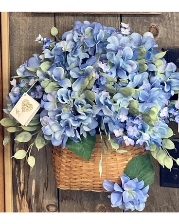 SILK HYDRANGEA BASKET Custom product