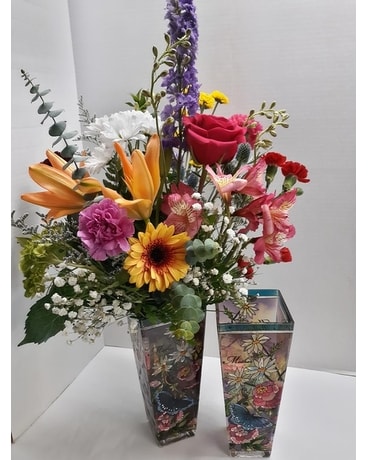 MOTHER VASE Flower Arrangement