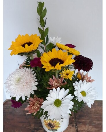 FALL SUNFLOWER Flower Arrangement