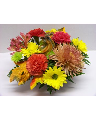 Gourd-geous fall Flower Arrangement