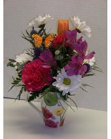 FLORAL MUG Flower Arrangement