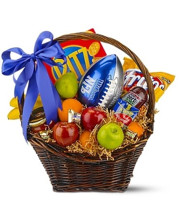 Goalpost Goodies Gift Basket