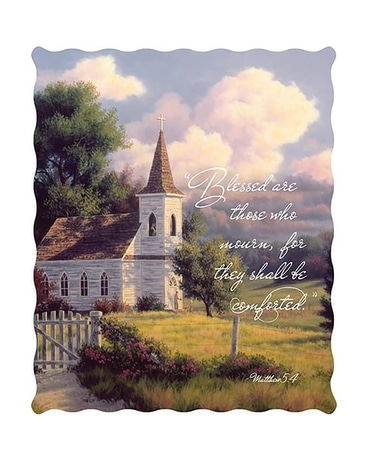 Matthew 5.4 Throw Flower Arrangement