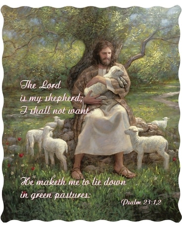 Lord Is My Shepherd Throw Gifts