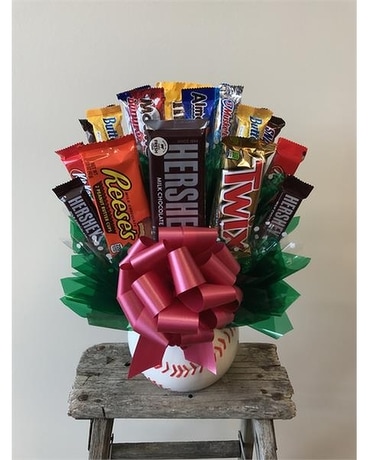 Baseball Bouquet Flower Arrangement