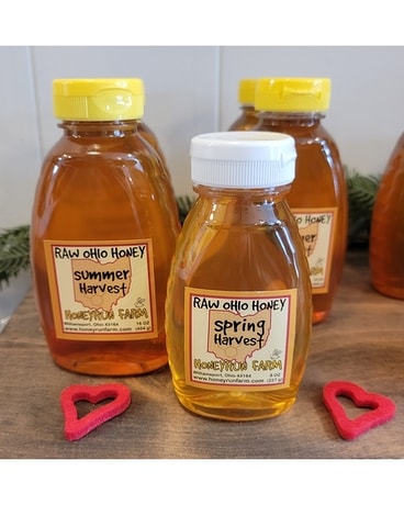 Seasonal Raw Honey Flower Arrangement