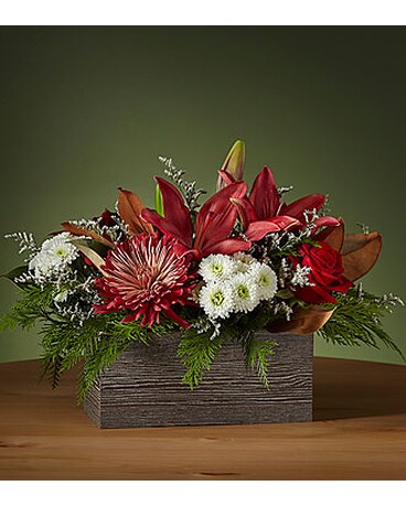 Dress Up The Mantel Flower Arrangement