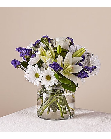 Beyond White Flower Arrangement