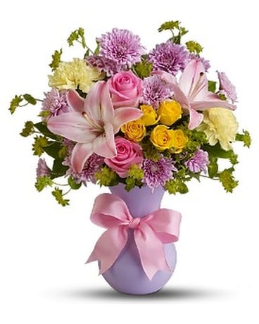 Teleflora's Perfectly Pastel Flower Arrangement