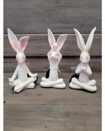 Bunny Yoga Statue Gifts