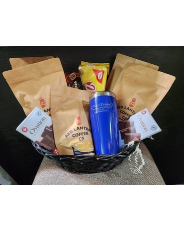 Coffee Lover's Basket Gift Basket