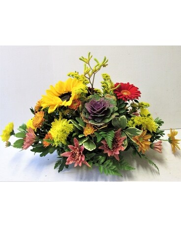 Fall Centerpiece Flower Arrangement