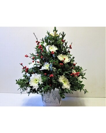 Traditional Boxwood Tree (HS-818) Flower Arrangement