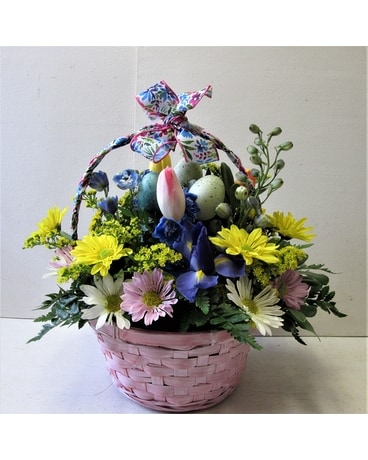 Easter Egg Basket (HS-863) Flower Arrangement