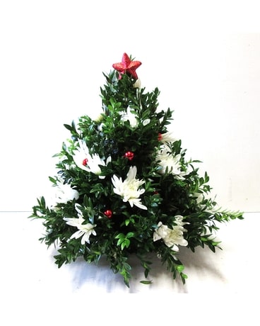 Holiday Boxwood Tree (HS-891) Flower Arrangement