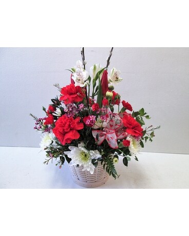 valentine flower arrangements