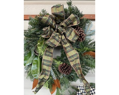 Mixed Evergreen Fresh Wreath Wreath