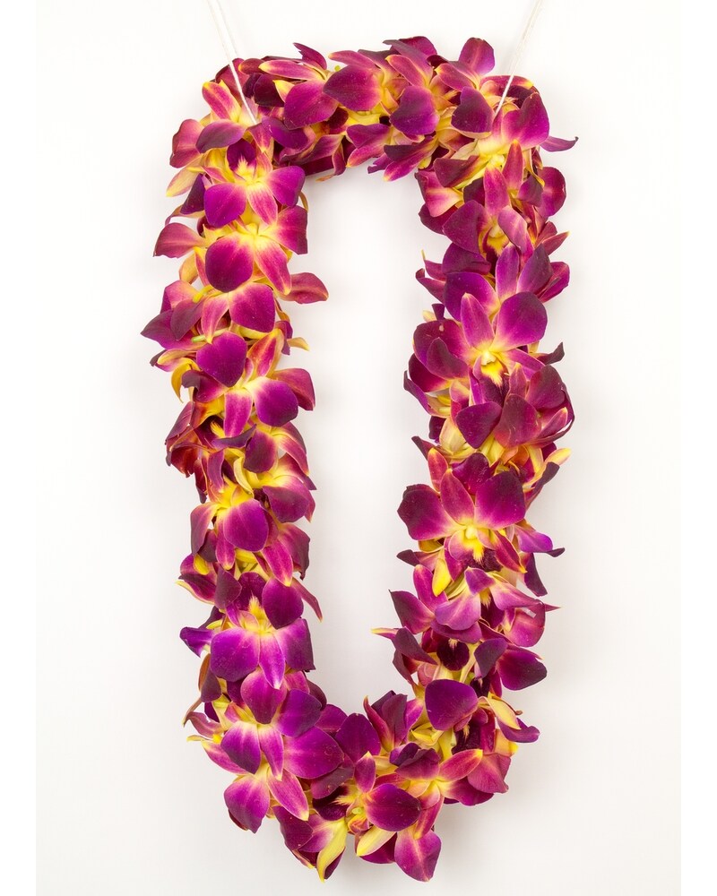 Burgundy Lei in Upland CA - Suzann's Flowers