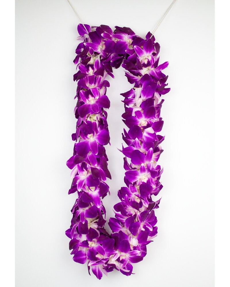 Double Orchid Lei in Upland CA - Suzann's Flowers