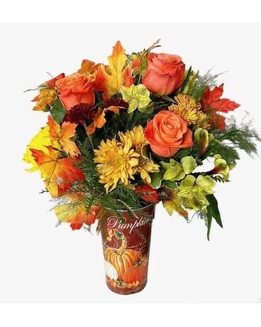 Falling for Fall Flower Arrangement