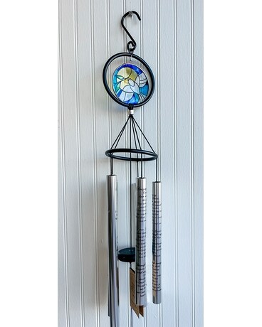 Amazing Grace Stained Glass Wind Chime