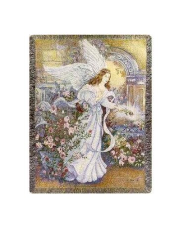 Angel of Love Tapestry Throw