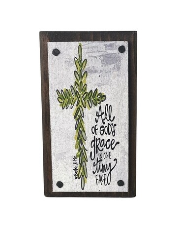 Green Cross Wood Block Gifts