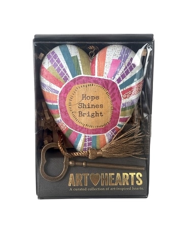 Hope Shines Bright Ceramic Heart Gifts