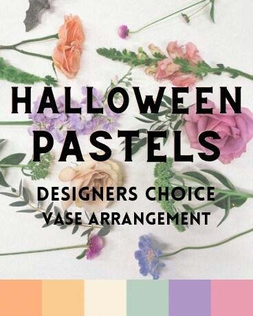 Halloween Pastels Flower Arrangement