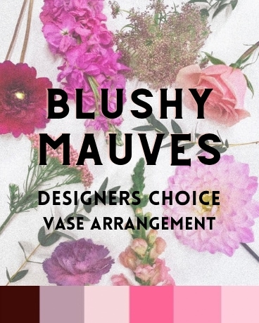 Blushy Mauves Flower Arrangement