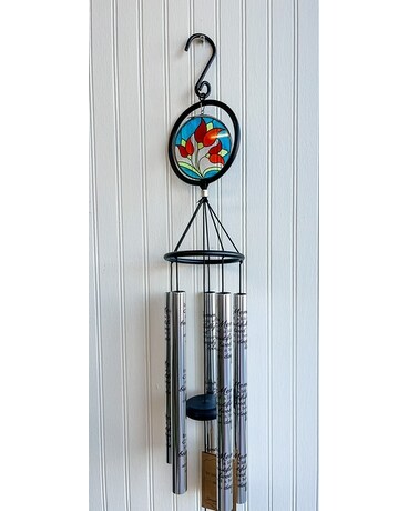In Memory Stain Glass Wind Chime Gifts