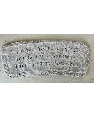 Memorial Bench - Child's Hands (Father) Gifts