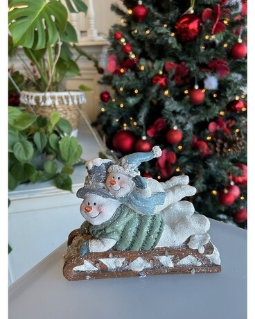 Snowmen Sledding Gifts
