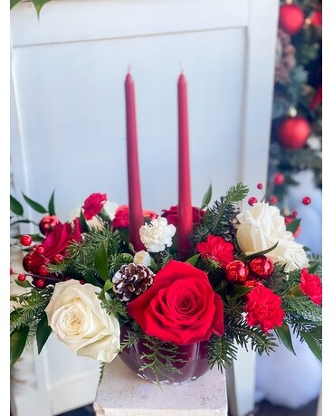 Joyous Christmas Flower Arrangement