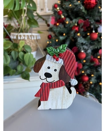 Wooden Dog Figurine Gifts