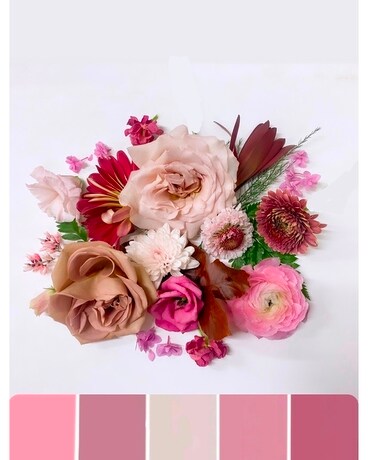 Rosey Neutrals Flower Arrangement
