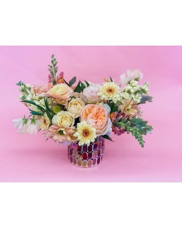Sweet As Peaches Flower Arrangement