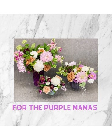 Modern Purple Collection Flower Arrangement