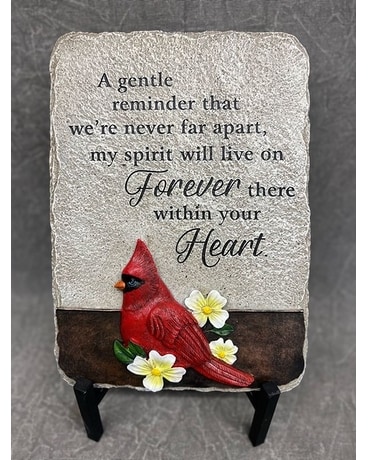Cardinal Forever Within Your Heart Stone Gifts