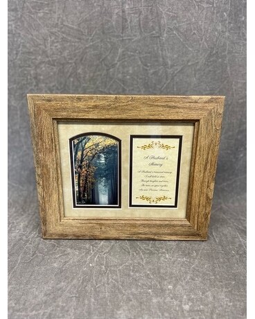 A Husband's Memory Frame Gifts