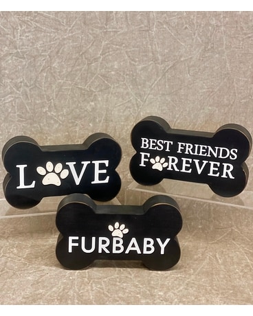 Wood Sympathy Dog Bone Gifts