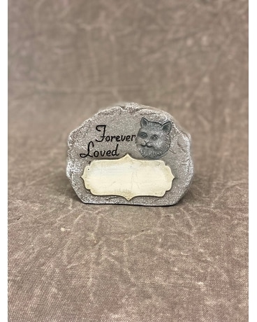 Stone size,  inches height and  inches wide.