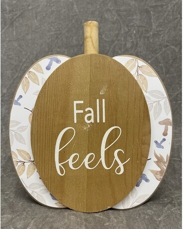 Fall Feels Wooden Pumpkin Decor Gifts