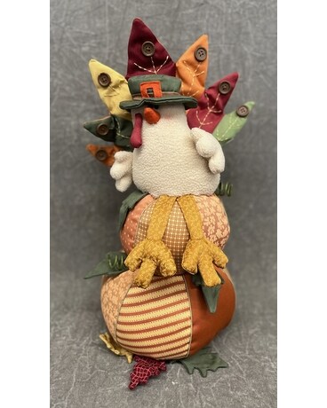 Thanksgiving Pumpkin Stack and Turkey Decoration Gifts