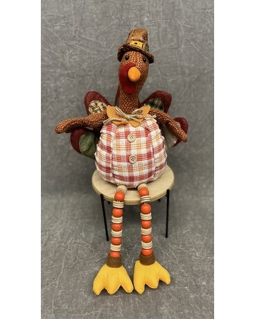 Turkey size,  inches height and  inches wide.