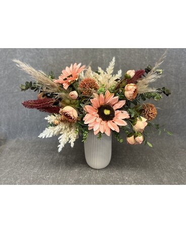 Pink Fall Arrangement Flower Arrangement