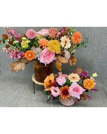Vivid Fall Flower Arrangement