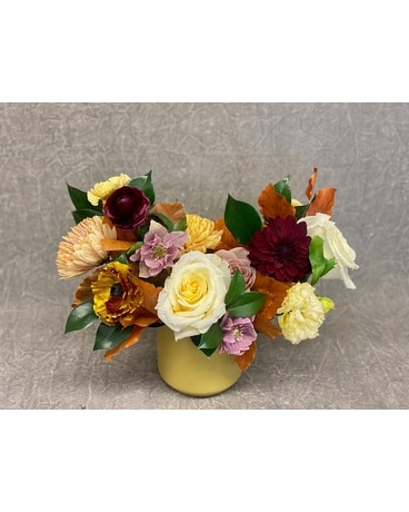 Cozy Cashmere B Flower Arrangement