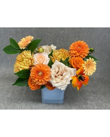 Peach Cobbler A Flower Arrangement