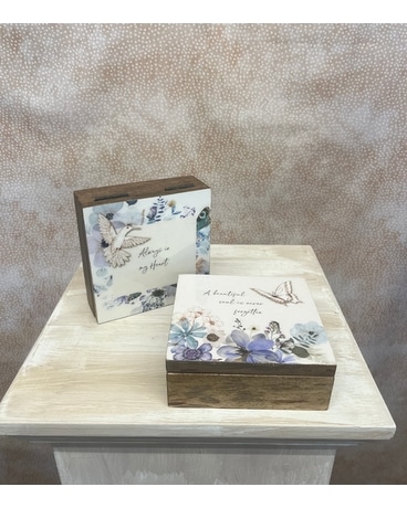 Wooden Sympathy Boxes 2 Styles Gifts